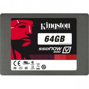 SV200S37A/64G - Kingston SSDNow V200 64 GB Internal Solid State Drive - 1 Pack - 2.5 - SATA/600