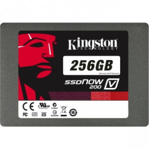 SV200S3D/256G - Kingston SSDNow V200 256 GB Internal Solid State Drive - 1 Pack - 2.5 - SATA/600