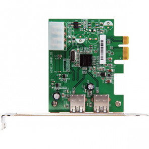 TS-PDU3 - Transcend TS-PDU3 2-port PCI Express USB Adapter - 2 x USB 3.0 USB External - Plug-in Card