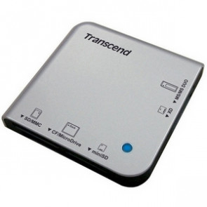 TS-RD13S - Transcend Portable Multi-Card Reader - MMCplus Microdrive miniSD Card Memory Stick Memory Stick Duo Memory Stick PRO MultiMediaCard (M