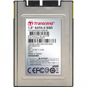 TS128GSSD18S-M - Transcend TS128GSSD18S-M 128 GB Internal Solid State Drive - 1.8 - SATA/300