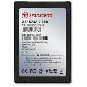 TS128GSSD25S-M - Transcend 128 GB Internal Solid State Drive - 2.5 - SATA/150