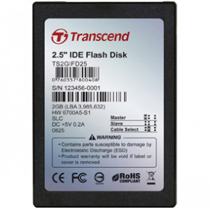 TS2GIFD25 - Transcend TS2GIFD25 2 GB Internal Solid State Drive - 2.5 - IDE Ultra ATA/66 (ATA-5)