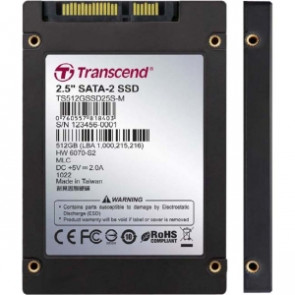 TS512GSSD25S-M - Transcend TS512GSSD25S-M 512 GB Internal Solid State Drive - 2.5 - SATA/300