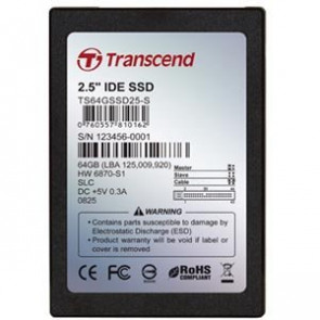 TS64GSSD25-M - Transcend 64 GB Internal Solid State Drive - 2.5 - IDE