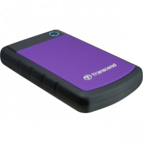 TS750GSJ25H3P - Transcend StoreJet 25H3P 750 GB 2.5 External Hard Drive - Purple - USB 3.0 - SATA