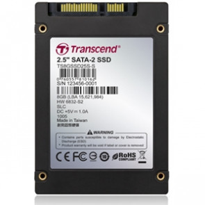 TS8GSSD25-SBK - Transcend TS8GSSD25-S 8 GB Internal Solid State Drive - Bulk Pack - 2.5 - IDE Ultra ATA/100 (ATA-6)