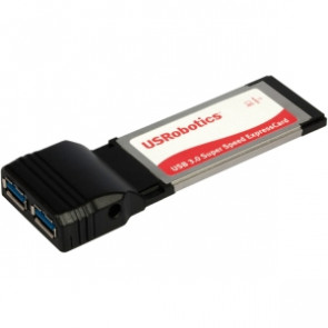 USR8401 - U.S. Robotics USR8401 2-port ExpressCard USB Adapter - 2 x Type A Female USB 3.0 USB - Plug-in Module