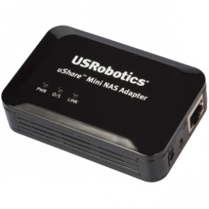 USR8710 - U.S. Robotics USR8710 Mini NAS Adapter - Gigabit Ethernet - 1 x Storage Device