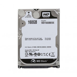 WD1600BEKX - Western Digital Black 160GB 7200RPM SATA 6Gbps 16MB Cache 2.5-inch Internal Hard Drive