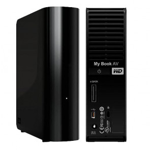 WDBABT0010HBK - Western Digital My Book AV 1TB USB 2.0 eSATA 3Gbps External Hard Drive (Refurbished)
