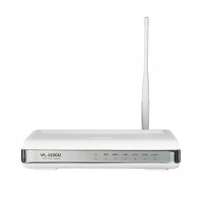 WL-520GU - ASUS 125M Broad Range EZ Wireless Router w/ Printer Server