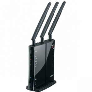 WZR-HP-G450H - Buffalo AirStation HighPower N450 IEEE 802.11b/g/n 4-Port 10/100/1000Mbps LAN USB 2.0 Wireless Router with Three External Antenna