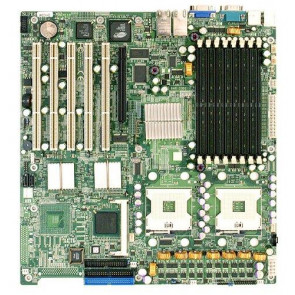 X6DHE-XG2 - SuperMicro Intel E7520 Chipset Dual 64-bit Xeon up to 3.80GHz 800MHz FSB Processors Support Dual Socket 604 Extended-ATX Server Motherboard